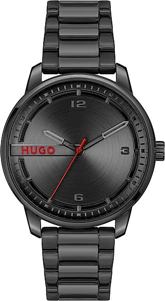 HUGO Quarzuhr #STAMP 1530365, Armbanduhr, Herrenuhr, günstig online kaufen