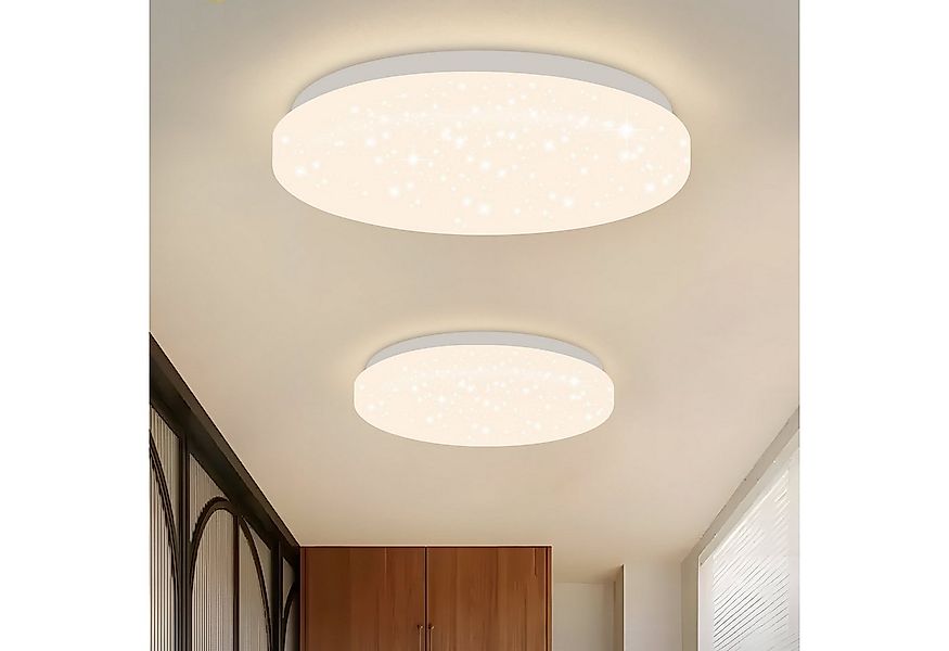 Nettlife LED Deckenleuchte Sternenhimmel Kinderzimmer 15W 21cm 3000K/4000K günstig online kaufen