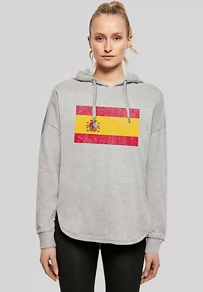 F4NT4STIC Kapuzenpullover Spain Spanien Flagge distressed Print günstig online kaufen