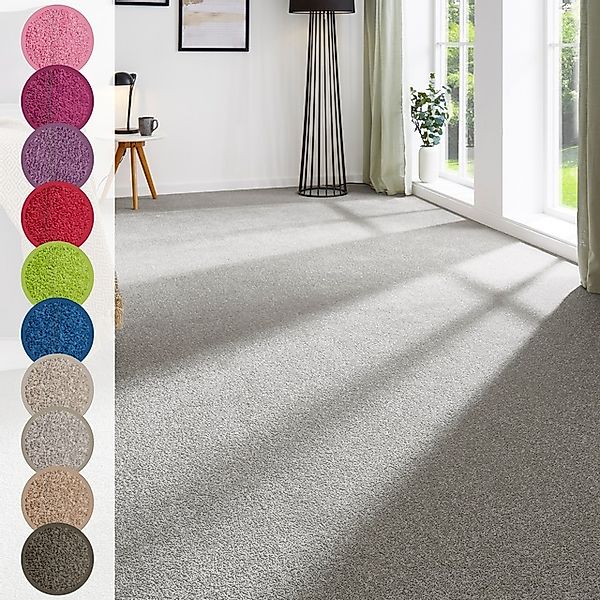 Andiamo Teppichboden "Ines, Kräuselvelours, Gesamthöhe 8,5 mm, Made in Neth günstig online kaufen