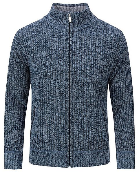 Allthemen Strickjacke mit Stehkragen Herren klassischer Cardigan günstig online kaufen