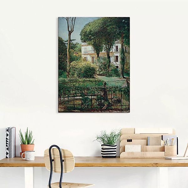 Artland Wandbild "Villa in Paris", Gartenbilder, (1 St.) günstig online kaufen