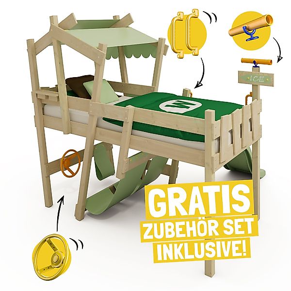 Wickey Kinderbett CrAzY Snuggy Massivholz-Hochbett mit günstig online kaufen
