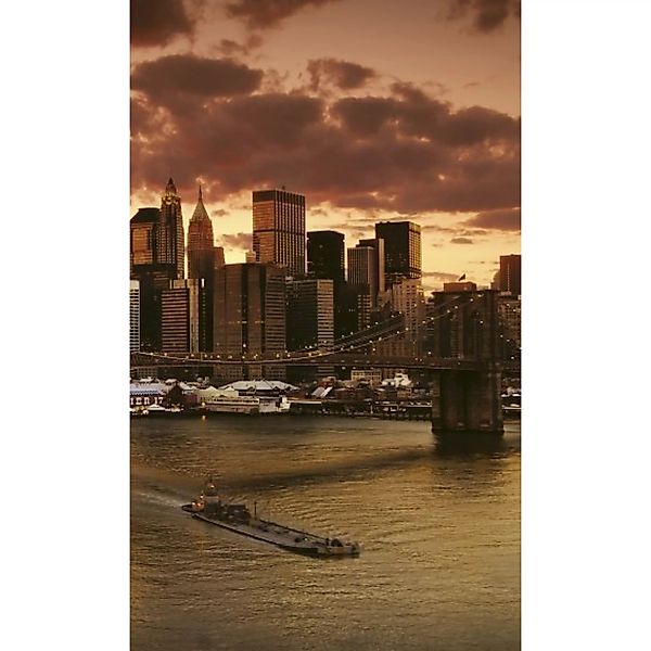 Fototapete NEW YORK | MS-2-0002 | Orange | Digitaldruck auf Vliesträger günstig online kaufen