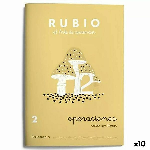 Mathematik-notizbuch Rubio Nº2 Spanisch 20 Bettlaken 10 Stück günstig online kaufen