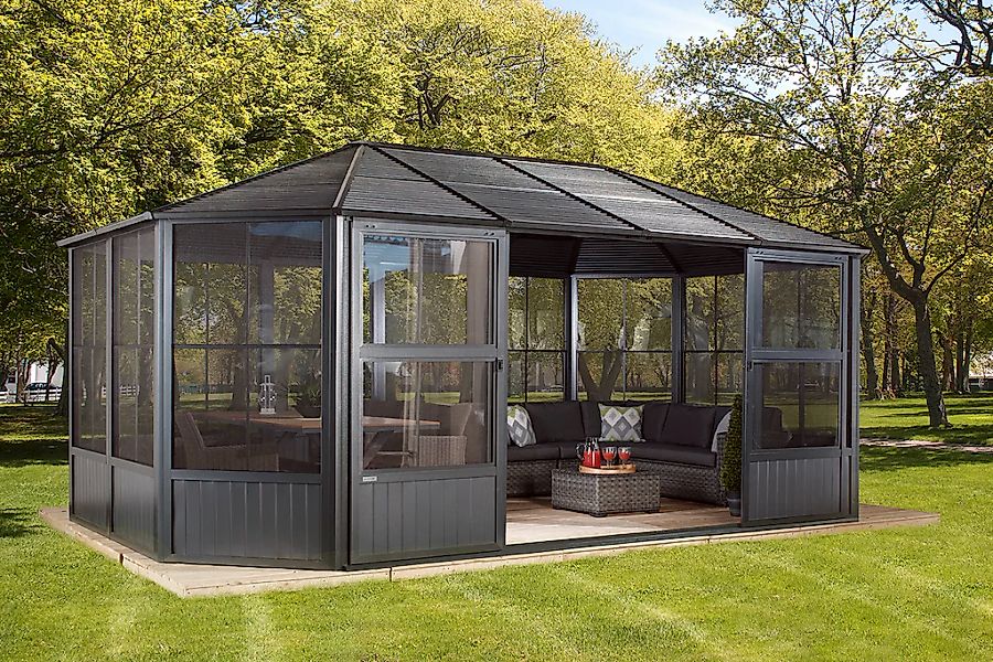 Sojag Pavillon "Charleston 12x18" Wintergarten, BxT: 594x384 cm günstig online kaufen