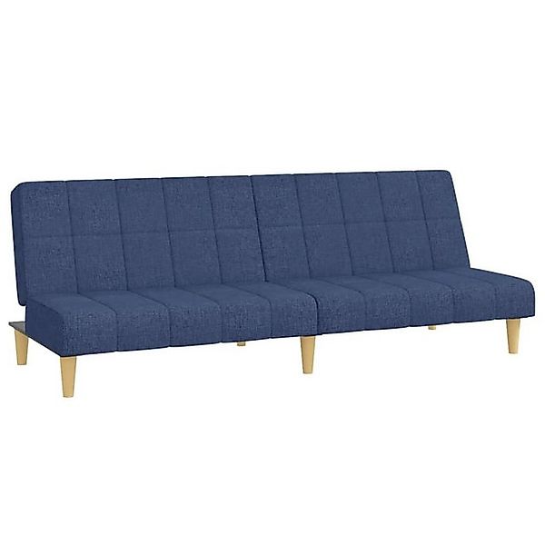 vidaXL Sofa Schlafsofa 2-Sitzer Blau Stoff günstig online kaufen