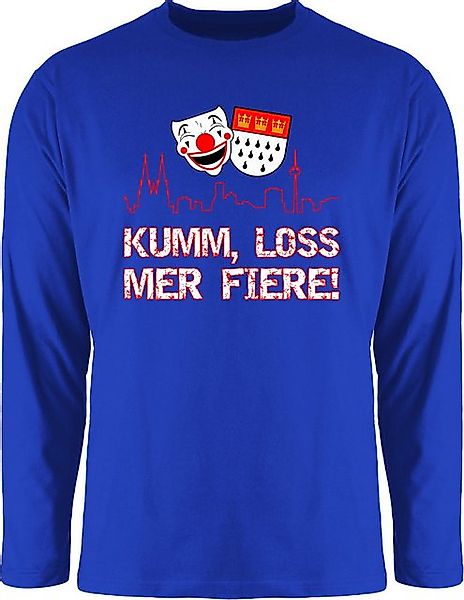 Shirtracer Rundhalsshirt Kumm loss mer fiere Kölle Alaaf I Köln Wappen Karn günstig online kaufen