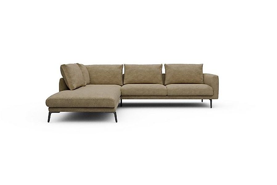 moebelfaktor Ecksofa Karl Relax-Ecke links mit 2,5-Sitzer, Schlanker Rahmen günstig online kaufen