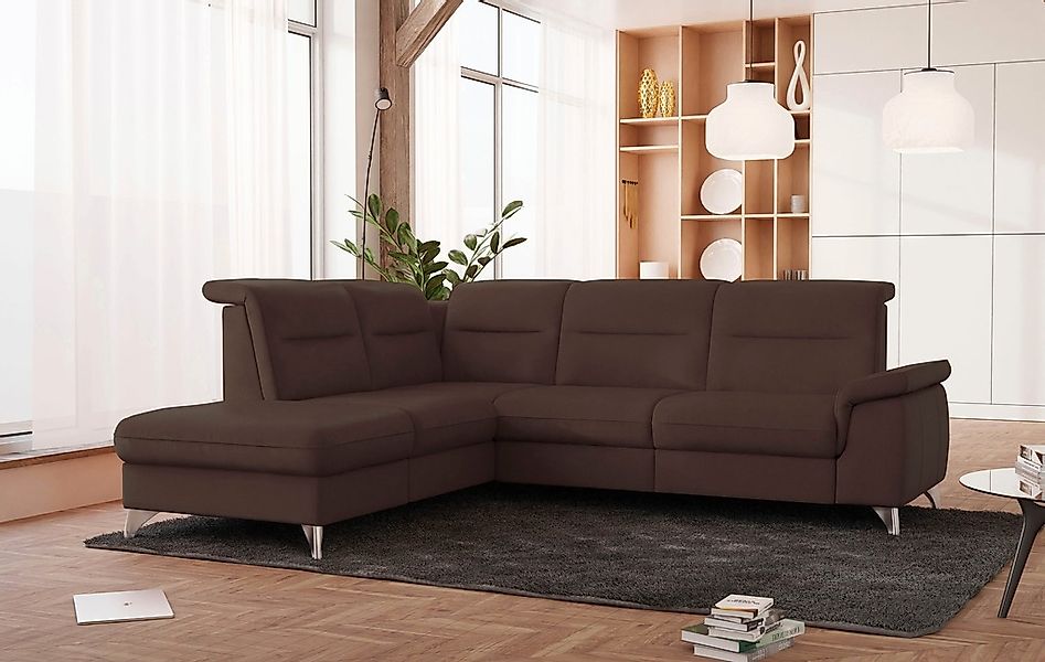 sit&more Ecksofa "Astoria L-Form", wahlweise mit motorischer Relaxfunktion günstig online kaufen