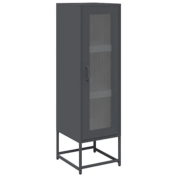 vidaXL Highboard Anthrazit 36x39x123 cm Kaltgewalzter Stahl 853394 günstig online kaufen