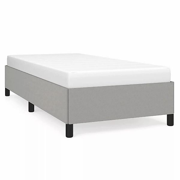Vidaxl Bettgestell Hellgrau 90x200 Cm Stoff günstig online kaufen