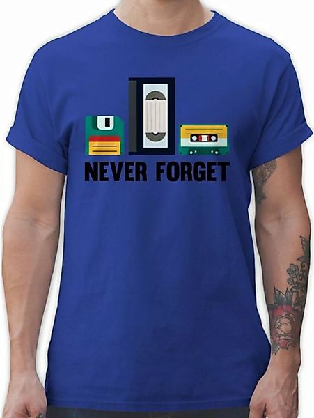 Shirtracer T-Shirt Never forget Nerd Geschenke günstig online kaufen