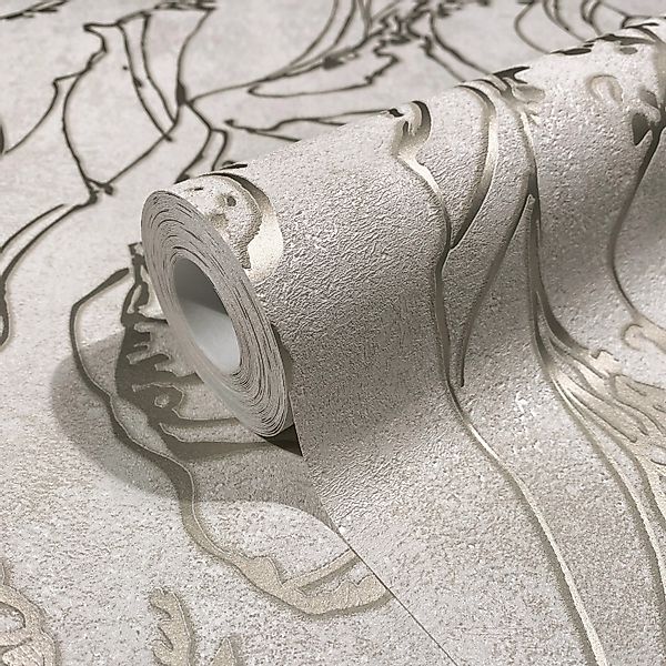 Marburg Vliestapete Squirm, strukturiert, glänzend, moderne Tapete für Wohn günstig online kaufen