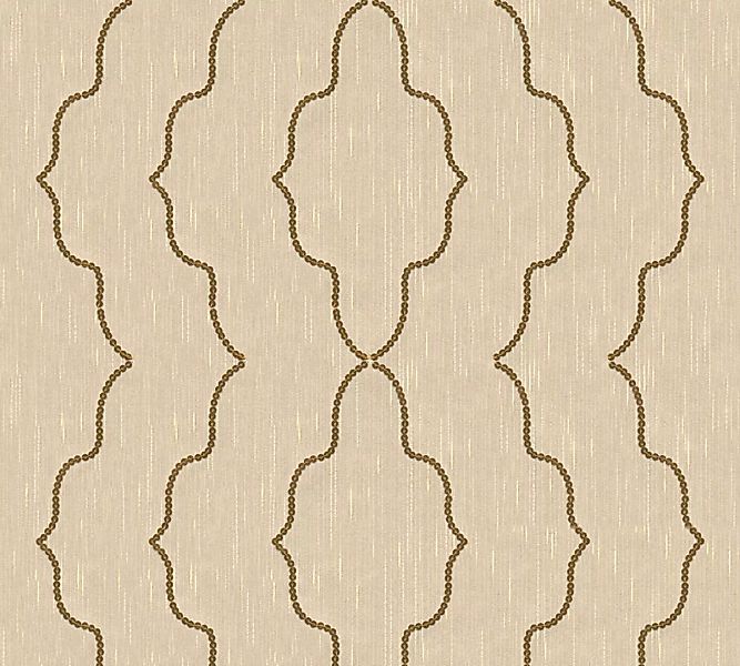 Metallic Mustertapete Architects Paper Wall Fashion in Creme Metallic - 306 günstig online kaufen