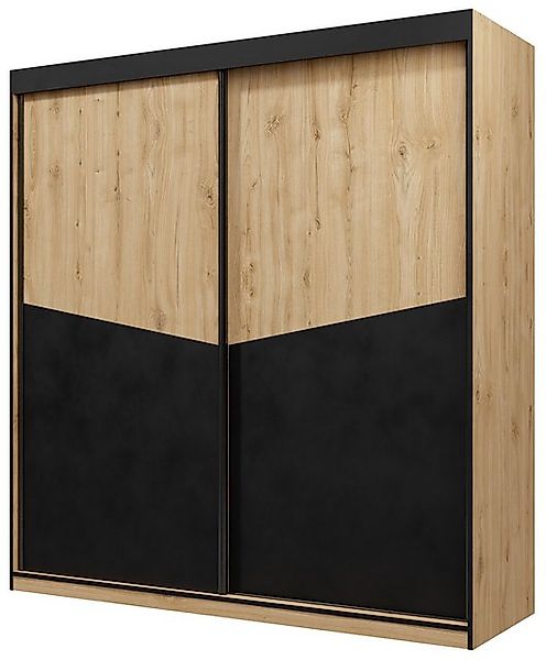 Beautysofa Kleiderschrank Moderner eleganter gleitender Kleiderschrank Anto günstig online kaufen