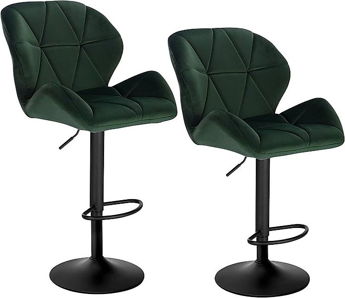 Woltu Barhocker (2 St), Barstuhl Bistrostuhl, höhenverstellbar, drehbar, Sa günstig online kaufen