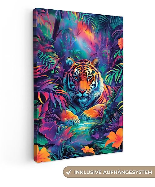OneMillionCanvasses® Leinwandbild Tiger - Tier - günstig online kaufen