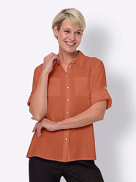 Sieh an! Klassische Bluse Hemdbluse günstig online kaufen