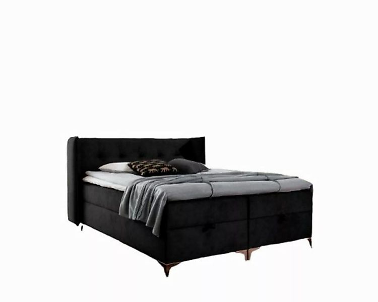 JVmoebel Boxspringbett Schlafzimmer Designer Möbel Doppelbett Polstermöbel günstig online kaufen