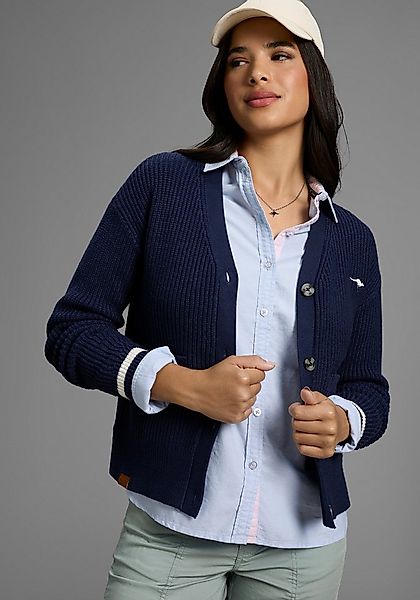 KangaROOS Cardigan im College-Look, kurz und kastig geschnitten günstig online kaufen