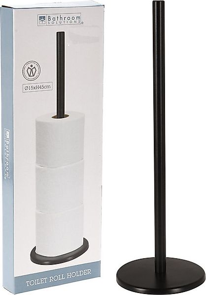 Koopman Toiletten-Ersatzrollenhalter Schwarz 45 cm für 5 Rollen (1-St), 2-t günstig online kaufen
