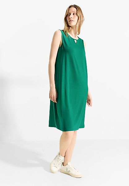 Cecil Sommerkleid Ohne Taschen mit Schlitz am Rundhals günstig online kaufen