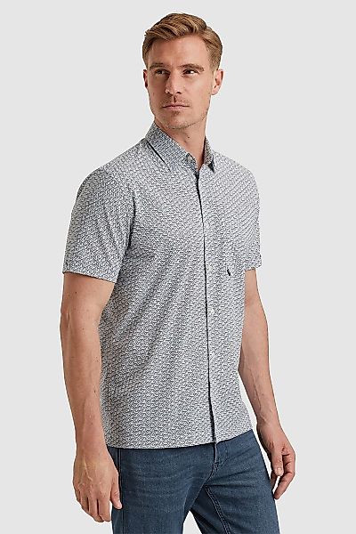 Vanguard Short Sleeve Hemd Print Blau - Größe XXL günstig online kaufen