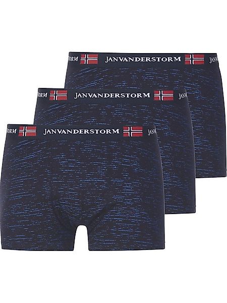 Jan Vanderstorm Slip NORIK (Set, 3-St) im melierten Look günstig online kaufen