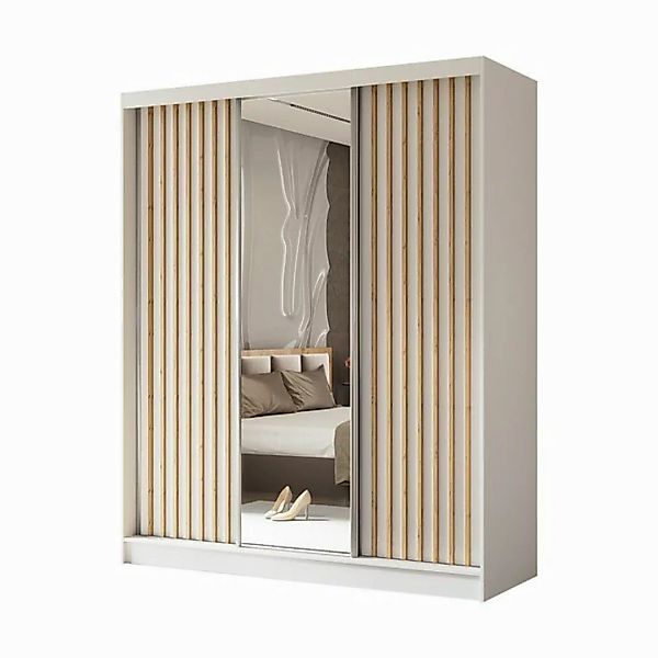 Compleo Schwebetürenschrank Geräumiger Kleiderschrank für das Schlafzimmer günstig online kaufen