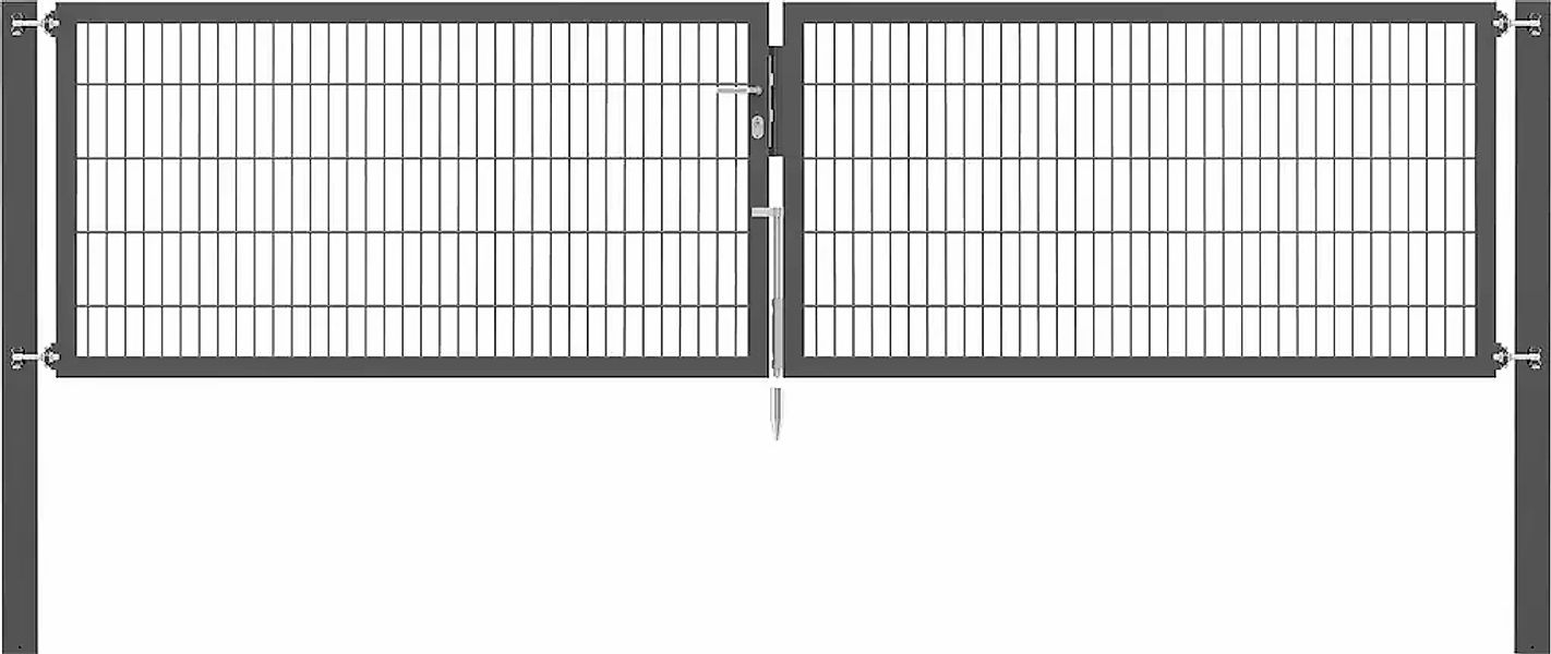 Alberts Zaundoppeltür "Flexo Plus" anthrazit, verschiedene Abmessungen günstig online kaufen