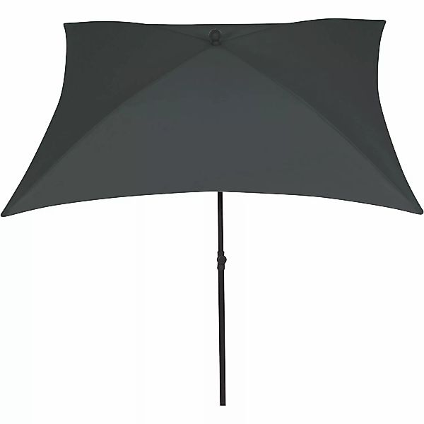 Siena Garden Marktschirm City 180 cmx 180 cm Grau mit Neigungsfunktion günstig online kaufen
