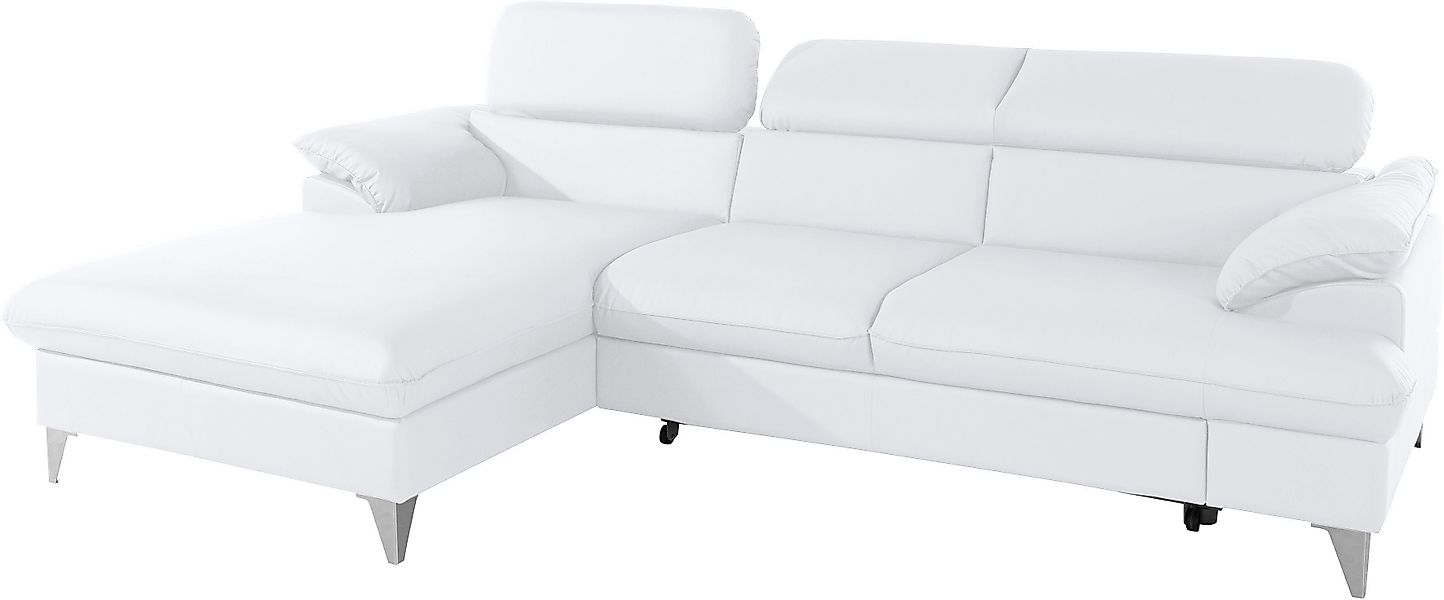 COTTA Ecksofa Caluso L-Form, mit Kopfteilverstellung, günstig online kaufen