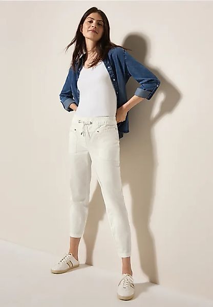 Cecil Röhrenhose aus Baumwolle mit Stretchanteil günstig online kaufen