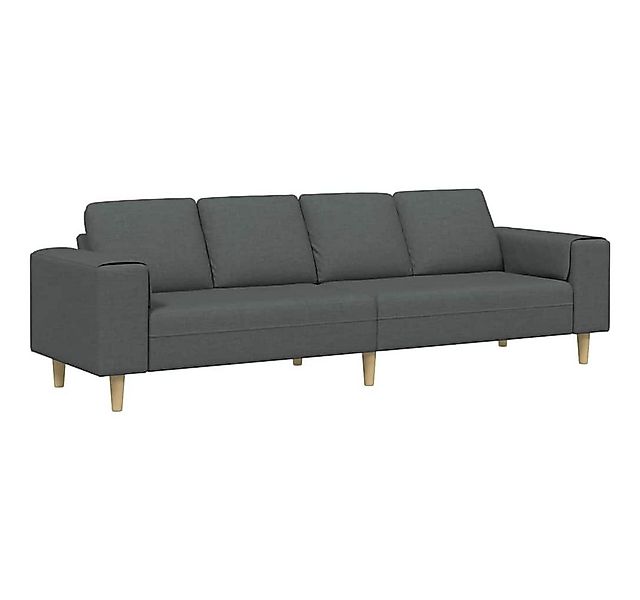 vidaXL Sofa Sofa Set Dunkelgrau Stoff, 1 Teile günstig online kaufen