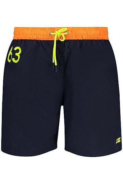 NORWAY 1963 Badeshorts Herren Badeboxer Blau mit Taschen und Kordelzug - St günstig online kaufen