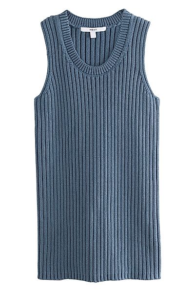 Next Trägertop Geripptes Tanktop mit Rundhalsausschnitt günstig online kaufen