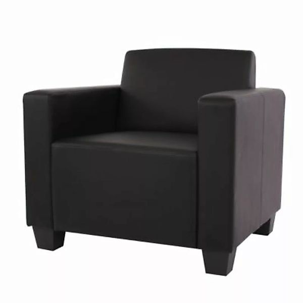 HWC Mendler Sessel schwarz günstig online kaufen