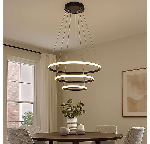 GLOBO LIGHTING LED Pendelleuchte, LED-Leuchtmittel fest verbaut, Warmweiß, günstig online kaufen