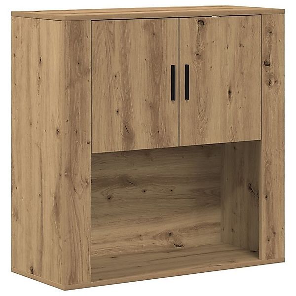 vidaXL Schuhschrank Wandregal Artisan Eiche 80x33x80 cm Hergestelltes Holz günstig online kaufen