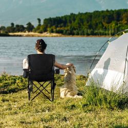 CALIYO Campingstuhl Faltstuhl mit Getränkehalter & günstig online kaufen
