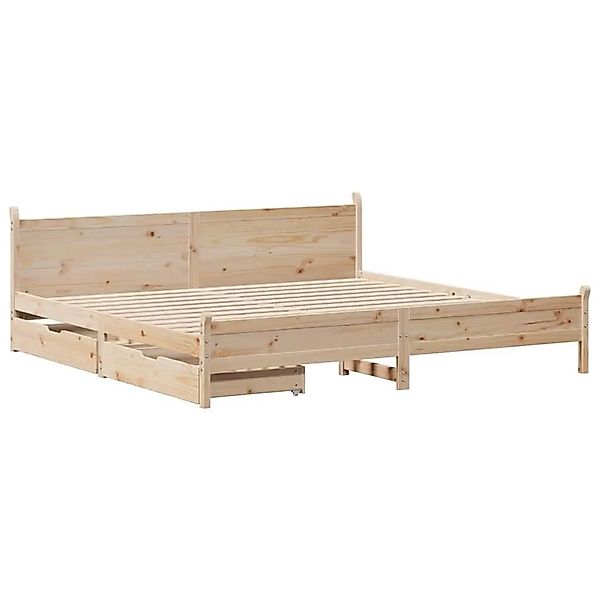 vidaXL Massivholzbett ohne Matratze 180x200 cm Kiefernholz 3309761 günstig online kaufen