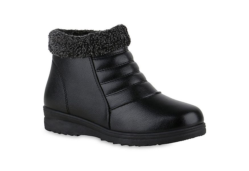 VAN HILL 841409 Winterstiefelette Damen Warm Gefüttert Winter Boots Bequem günstig online kaufen