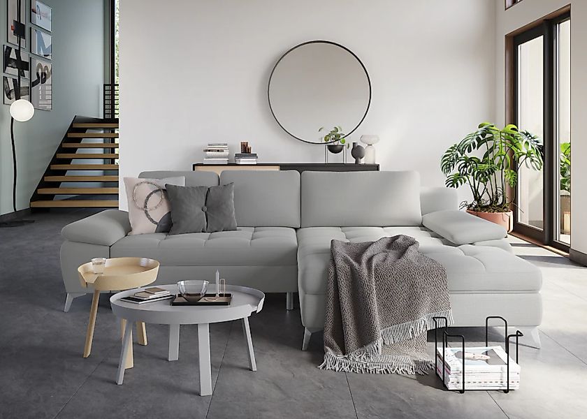 sit&more Ecksofa "Latigo L-Form" mit Mega-Recamiere, wahlweise mit Bettfunk günstig online kaufen
