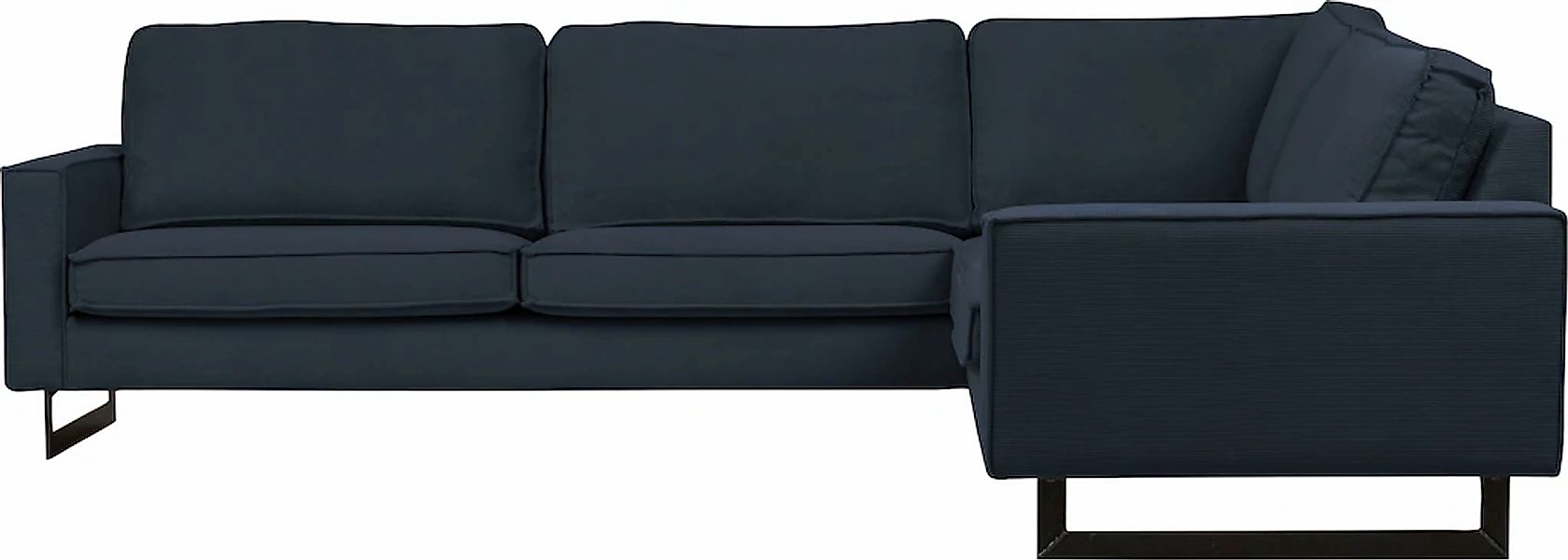 Places of Style Ecksofa "Pinto, XXL, 250/290 cm, langer Schenkel, Ottomane" günstig online kaufen