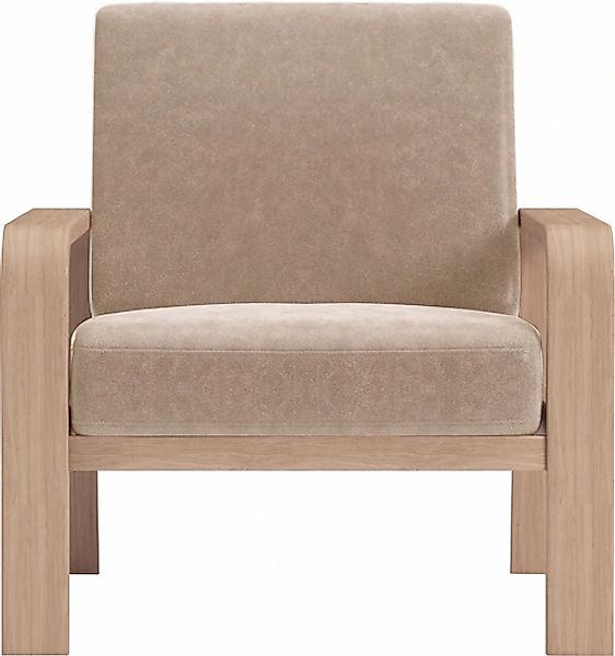 sit&more Sessel »Kolding«, Armlehnen aus Buchenholz in natur, verschiedene günstig online kaufen