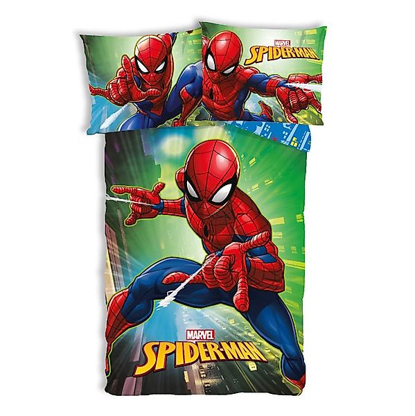 Spiderman Bettwäsche Spiderman City Lights Kinderbettwäsche günstig online kaufen