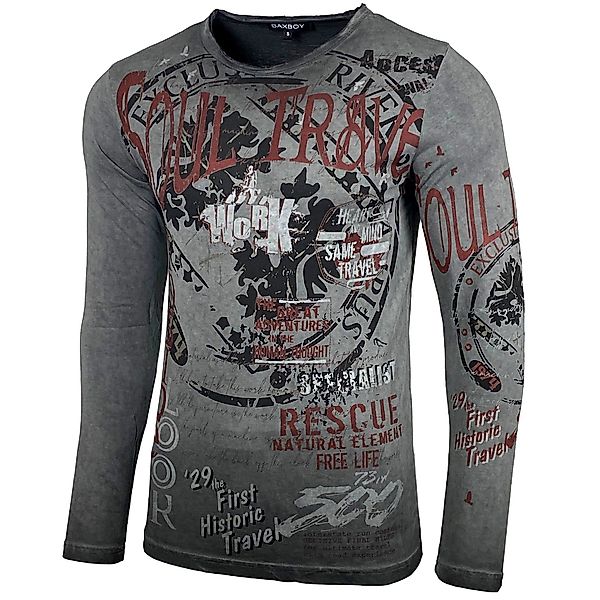 Baxboy Longshirt Herren Longsleeve T-Shirt Moderner günstig online kaufen