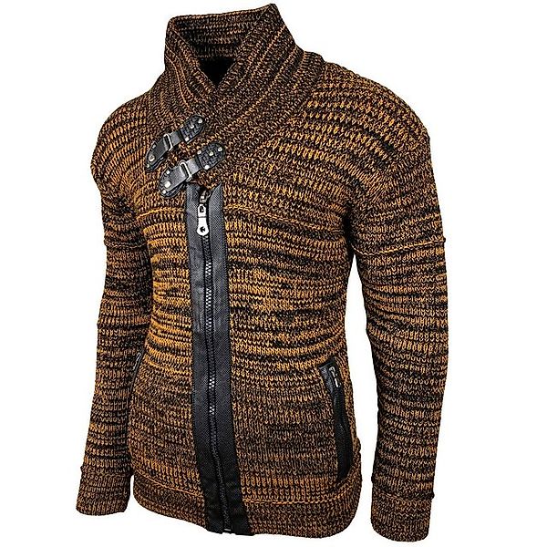 Baxboy Strickpullover Herren Winter Kapuzenpullover Kapuzenjacke günstig online kaufen