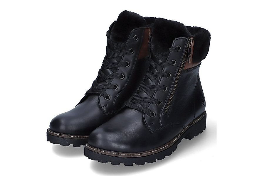 Remonte Remonte D8463-01 Damen Glattleder schwarz Winterstiefel günstig online kaufen